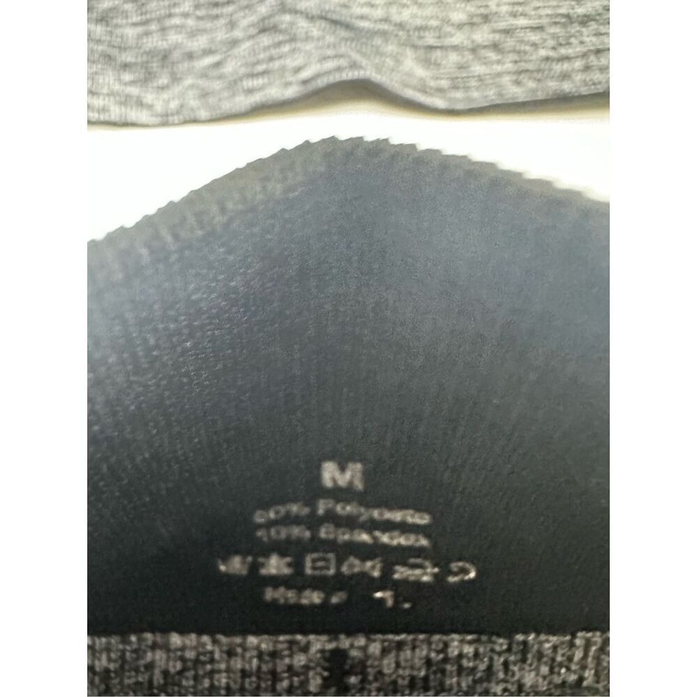 Shein Yoga Set Of Padded Top & Leggings Gray Black Size M - Picture 4 of 12